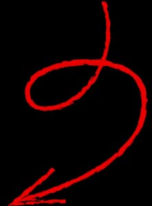 Arrow pointing to development experience timeline